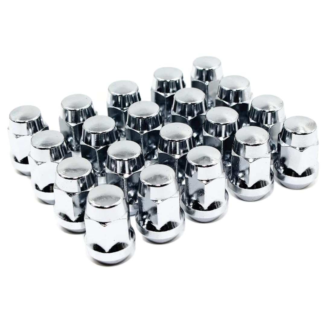 Tuerca De Rueda para Jeep Cherokee CJ5 CJ7 Wrangler, para Plymouth Barracuda/Satellite GTX, 20 Piezas Tuercas de Rueda hexagonales de 19mm, 1/2-20, 6036310AA