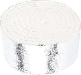 Estink Fita de Isolamento Térmico, Folha de Alumínio, Envoltório de Tubo Resistente Ao Calor, Isolamento de 1000°F para Reparos Automotivos e Domésticos