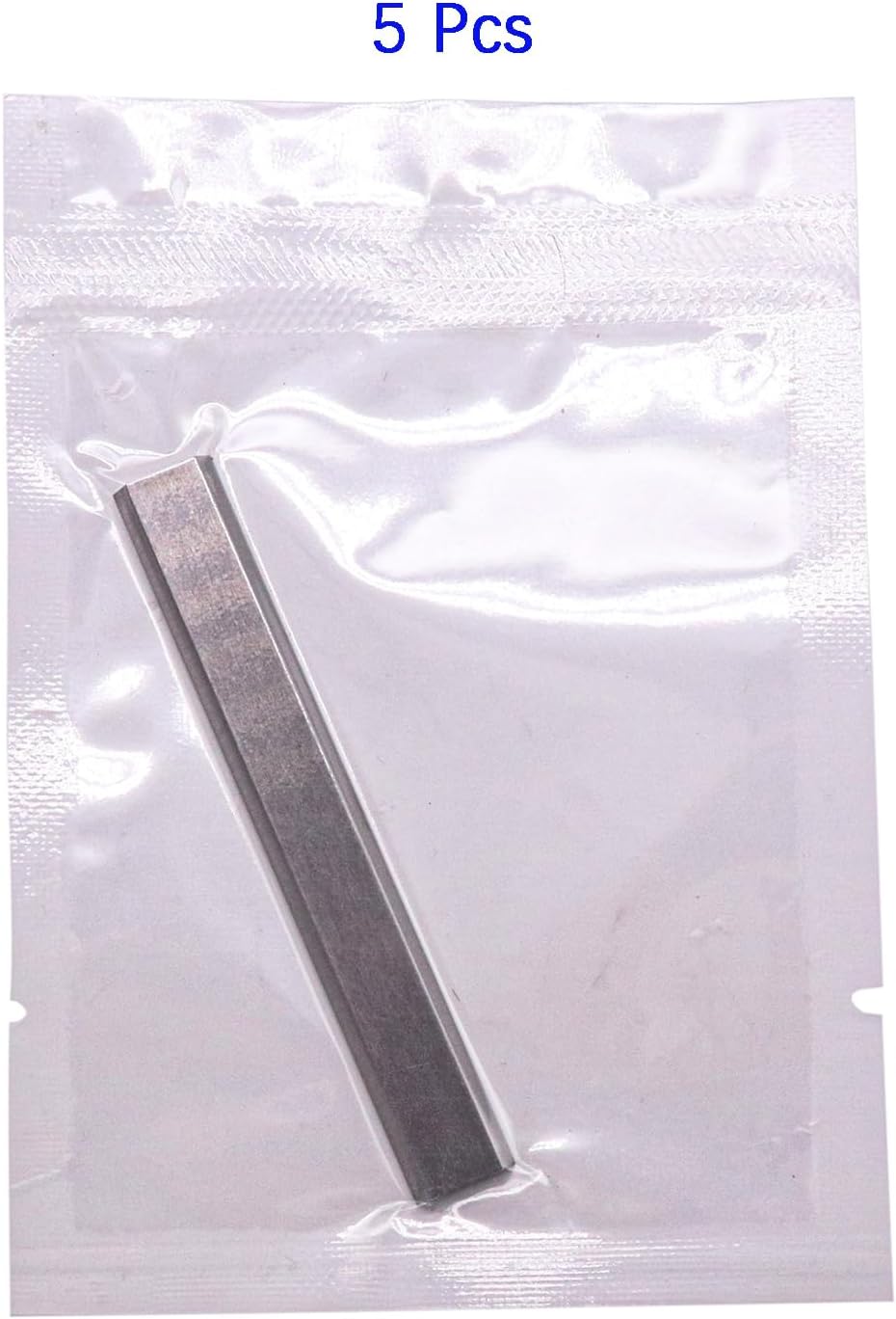 BestParts 5Pcs 2.5" Carbide Paint Scraper Blade Fit for 2.5in Scraper | Double-Edged Reversible Replacement Blade, Tungsten Steel Scraper Blade, For Removing Paint, Glue, Varnish and Rust