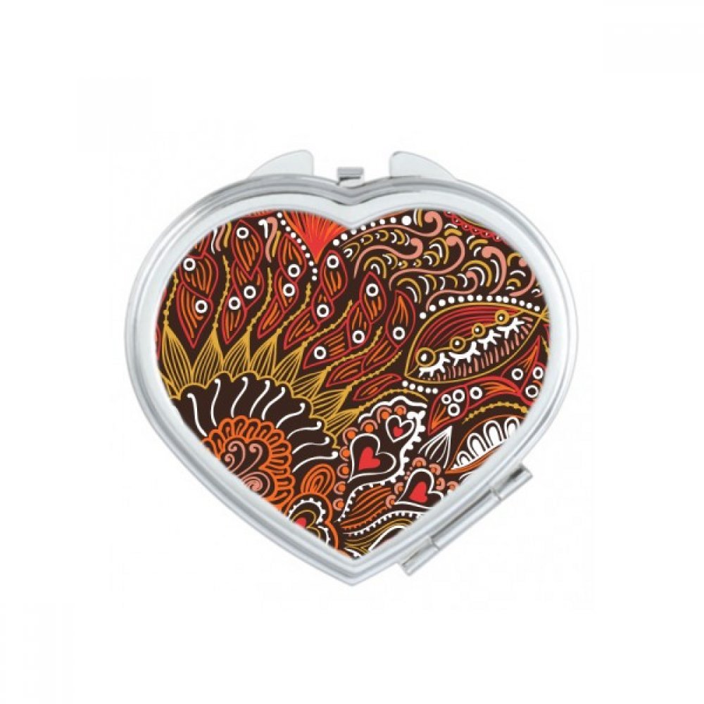 Miroir de poche mignon dessin au trait poisson, une idée cadeau originale pour anniversaire