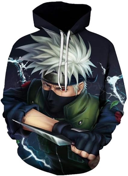 kakashi moletom com capuz amazon