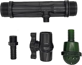 Threaded 5 INCH Venturi Set Farming Water Tube Fertilizer Injectors Device, 3/4'' inch (Length : 5" Inch) for Agriculture Irrigation System, Chemical Injection