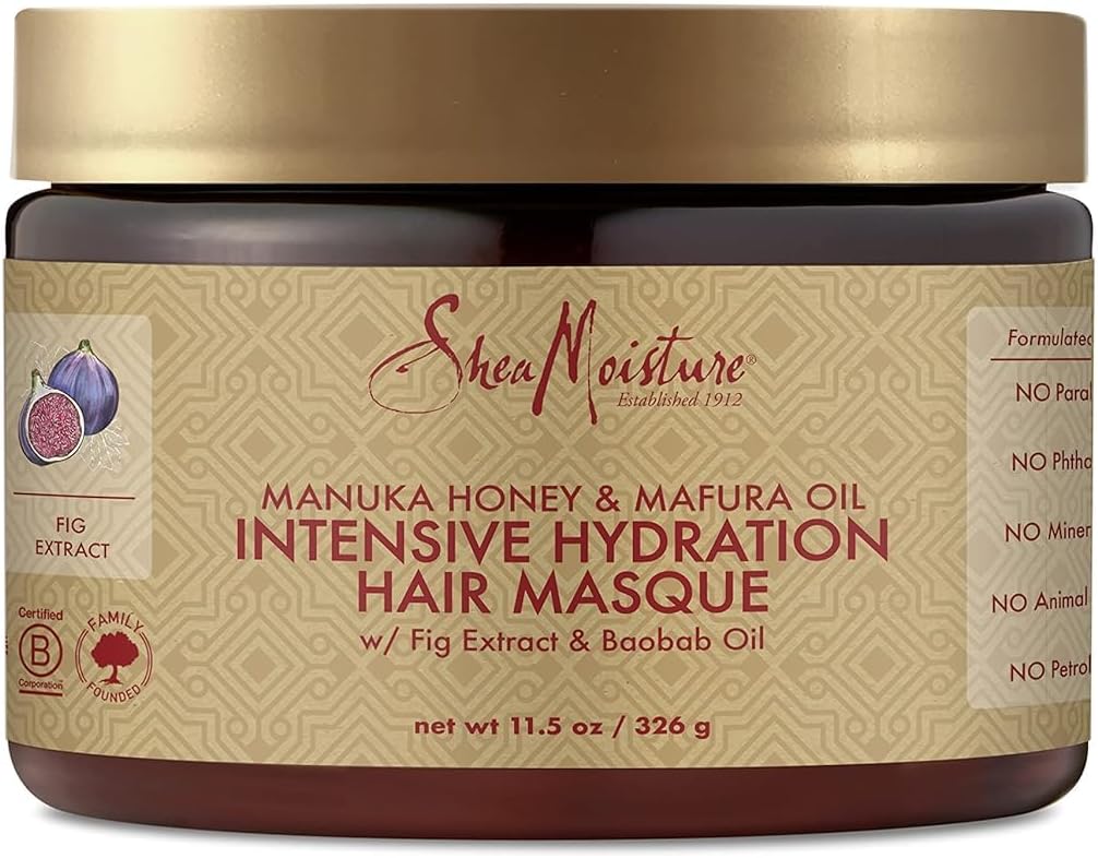 Amazon.com: SheaMoisture Intensive Hydration Hair Masque Manuka Honey ...