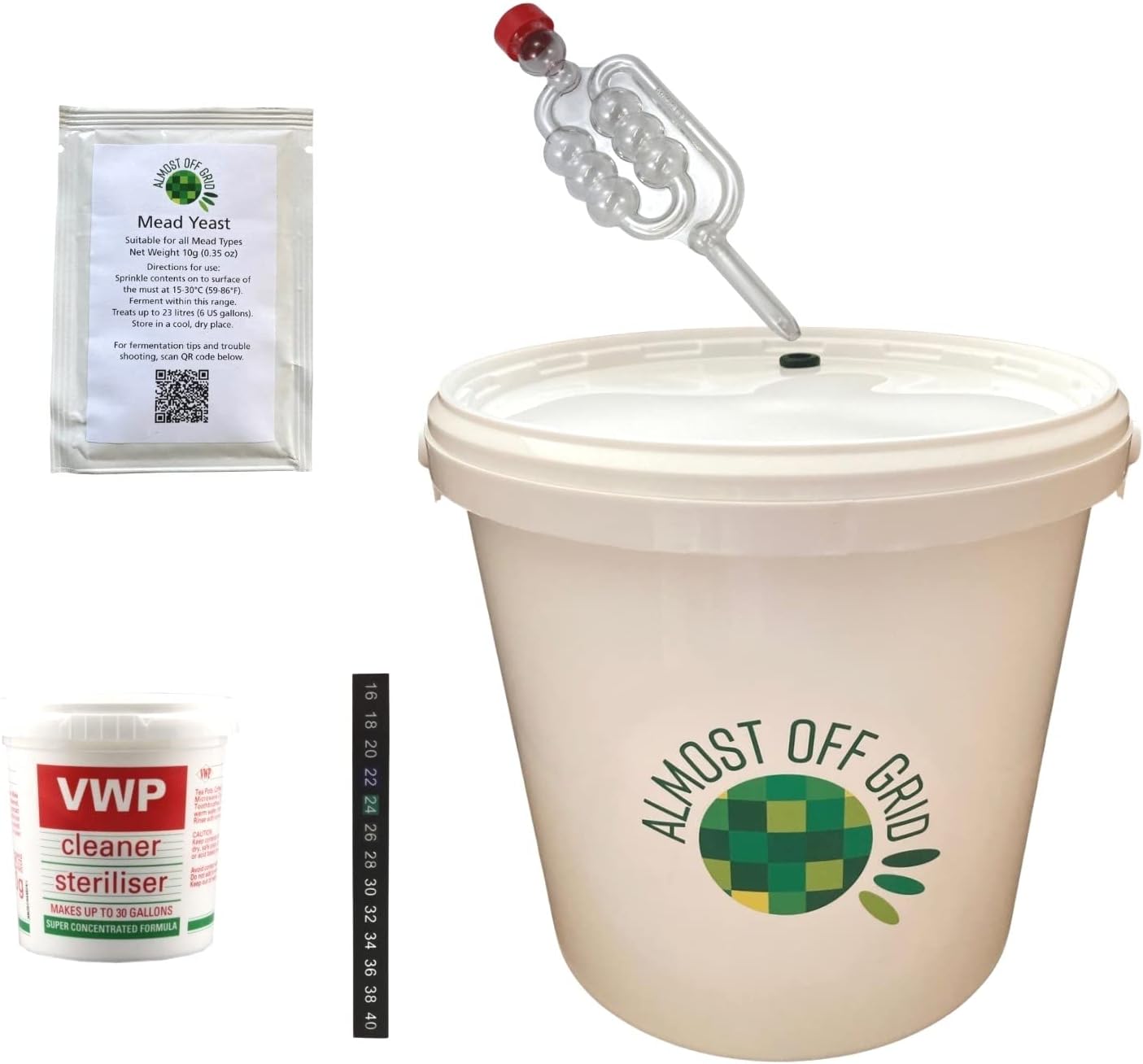 Mead Honey Wine Making Complete Starter Beginners Kit Makes 6 Bottles