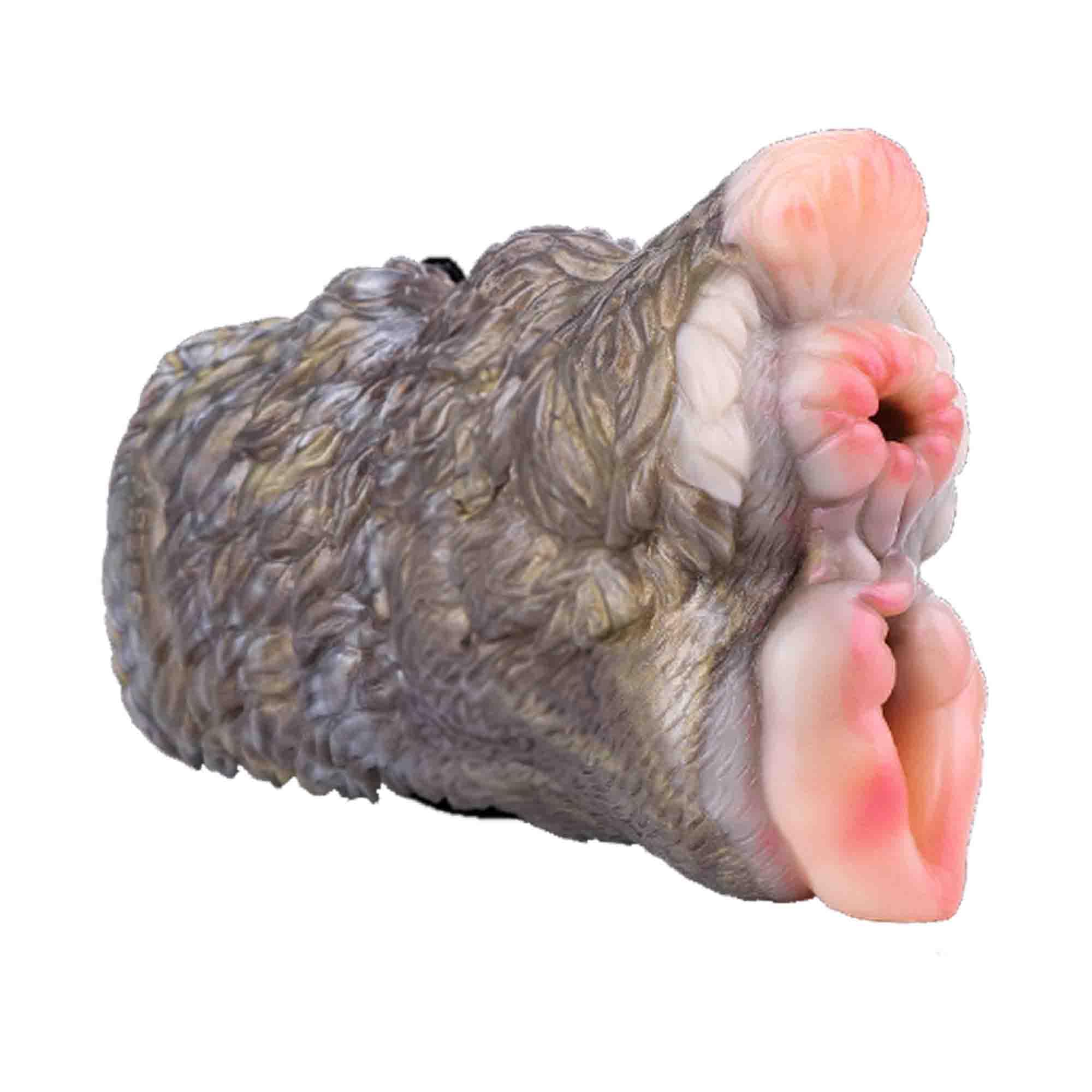 Fantasy Male Masturbator Animal Camels Monster Textured Adult Sex Toys for Men Dual Tunnels Silicone Masturbator Pocket Pussy Stroker OH-MO-012-G6193