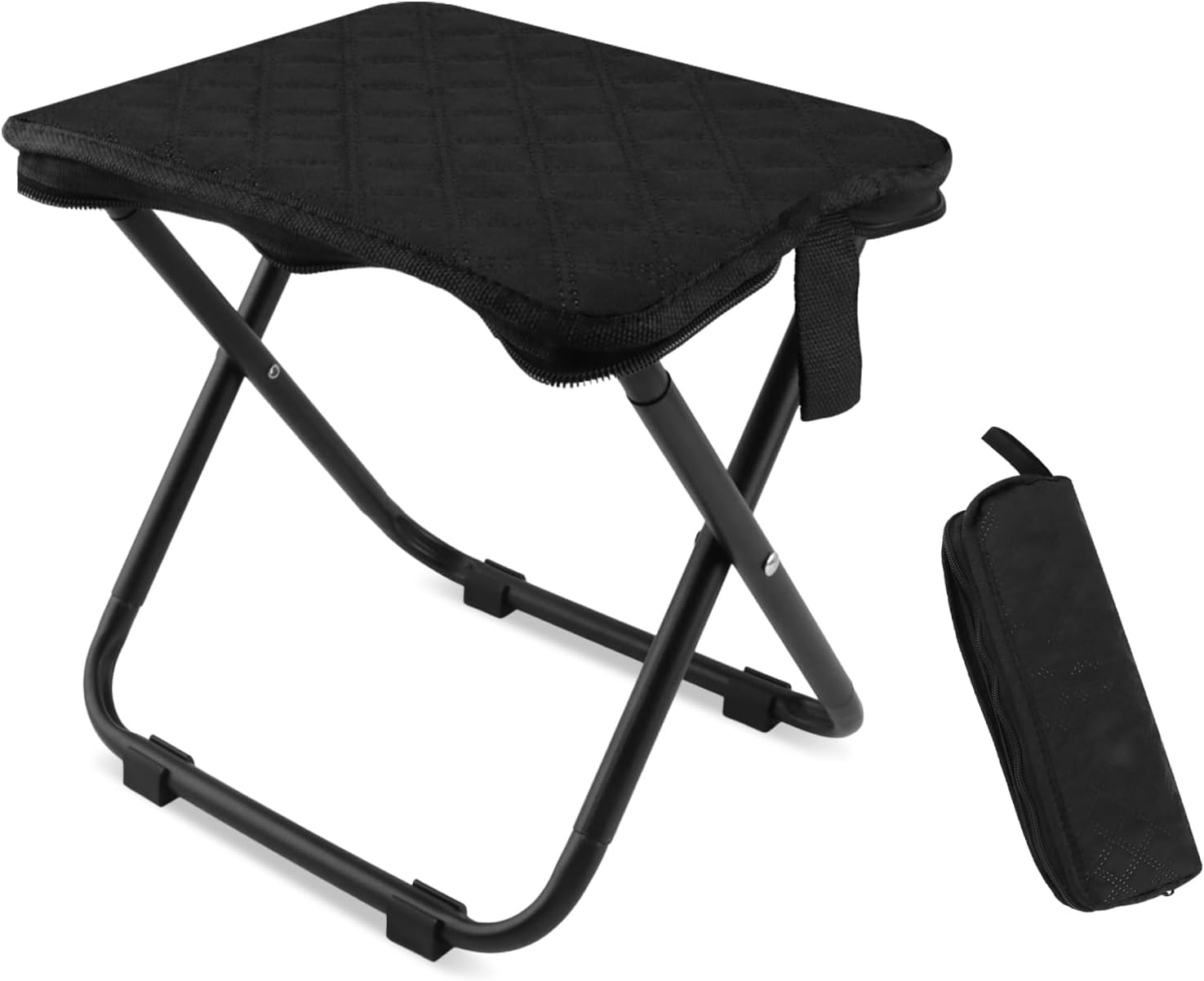 Portable Backpack Stool for Adults, Compact Pocket Folding Stool 176 LBS