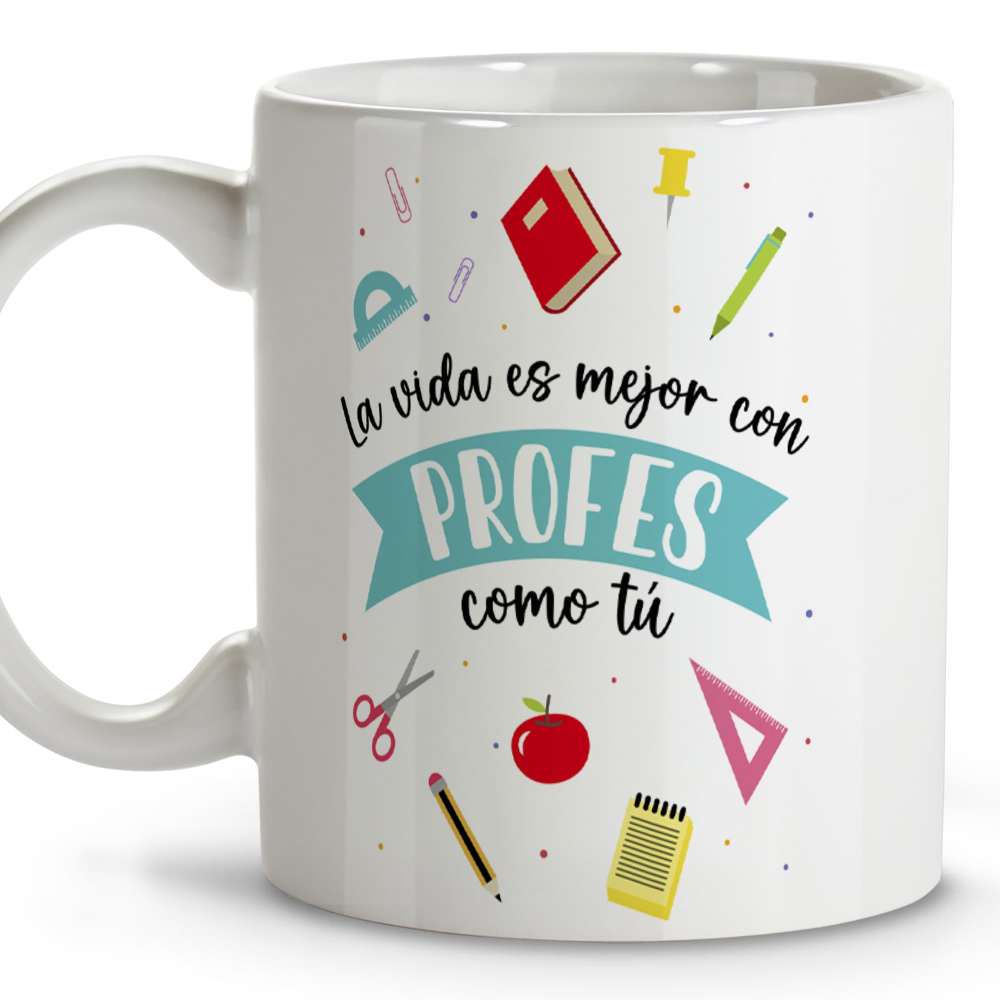 LolaPix Teacher gift - Original mugs to give as a gift - gifts for teachers - personalised mugs - ceramic mug 330 ml - Image 2