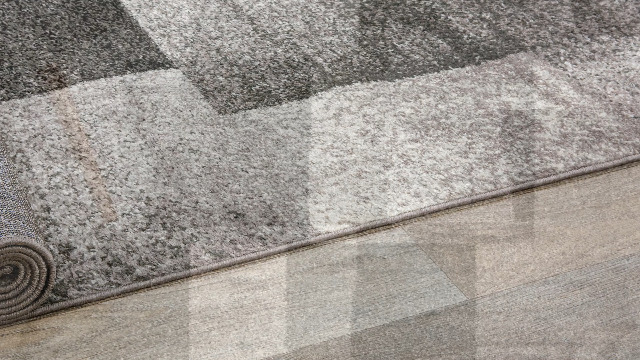 Tapete moderno Rectangular 2 x 3 pies color gris miniatura 7