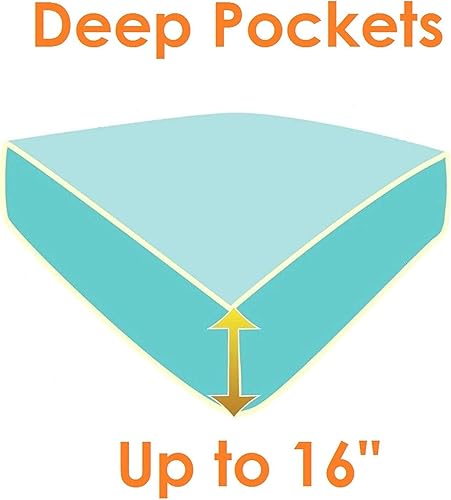 Miniatura 5 de Elegant Comfort - Juego de ropa de cama lujoso, 1500 hilos, 3 piezas, calidad prémium, resistente a arrugas, sábana bajera elástica, profundidad de