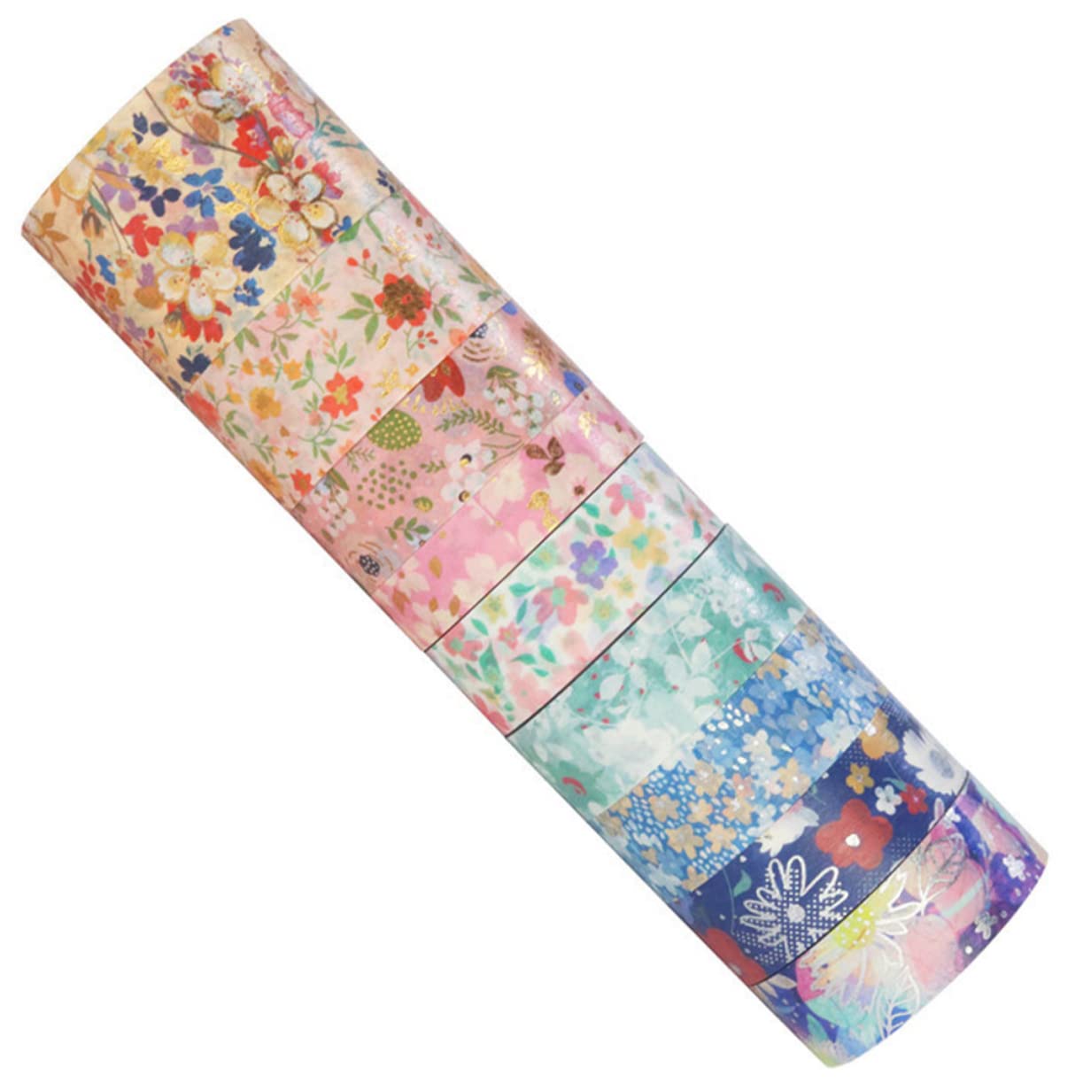 TEHAUX 45rollos Cinta Washi Floral para Scrapbooking De Cinta para Manualidades para Decoraciones y Proyectos De