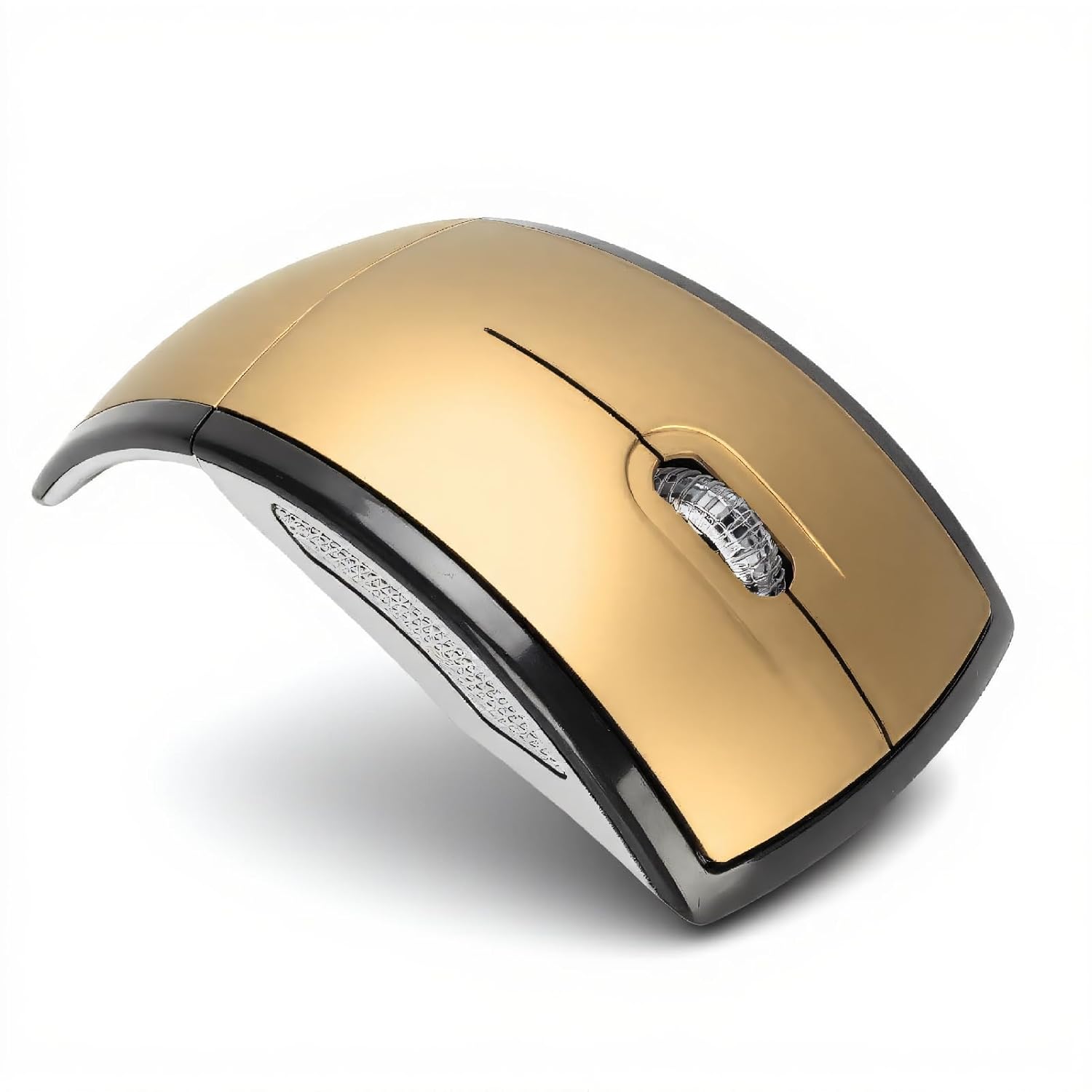 Folding Wireless Mouse Slim Foldable Touch Travel Mouse with 2 4 Receiver Ergonomic Computer Mouses Magnetic Power Off