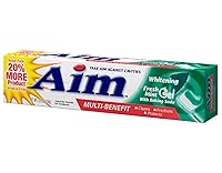 Vista 3 de Aim Toothpaste 6 oz Tube (pack of 6) Fresh Mint gel