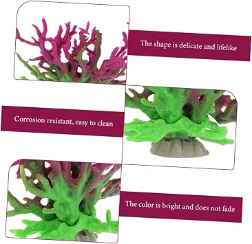 Compact Fish Tank Decoration Large Fish Tank Fake Coral Resin Aquarium Decor Coral Branch