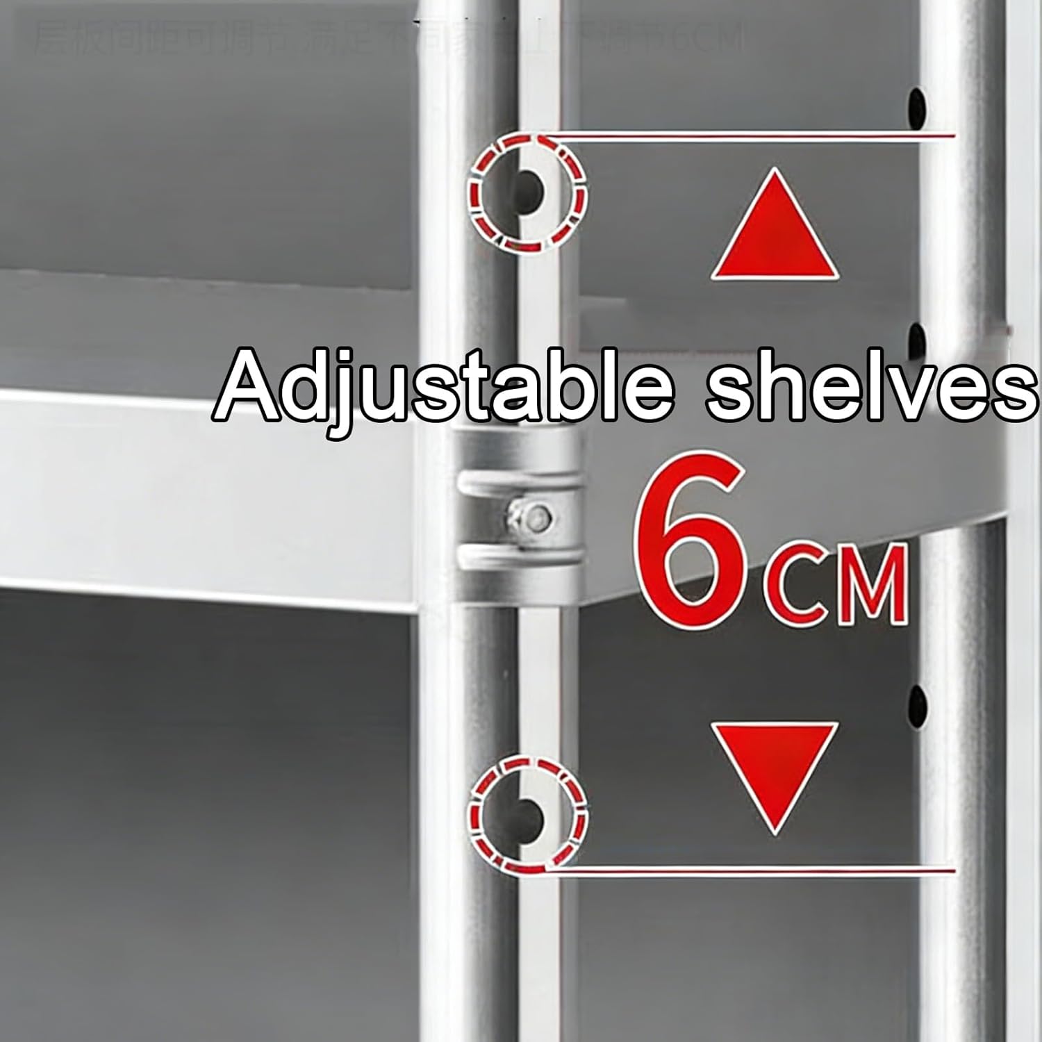 Stainless Steel Workbench with Three-Tier Storage Rack Adjustable Legs Triangular Structure Four-fold Edge Design Kitchen Work Table Reinforced Crossbeam Suitable for Hotels