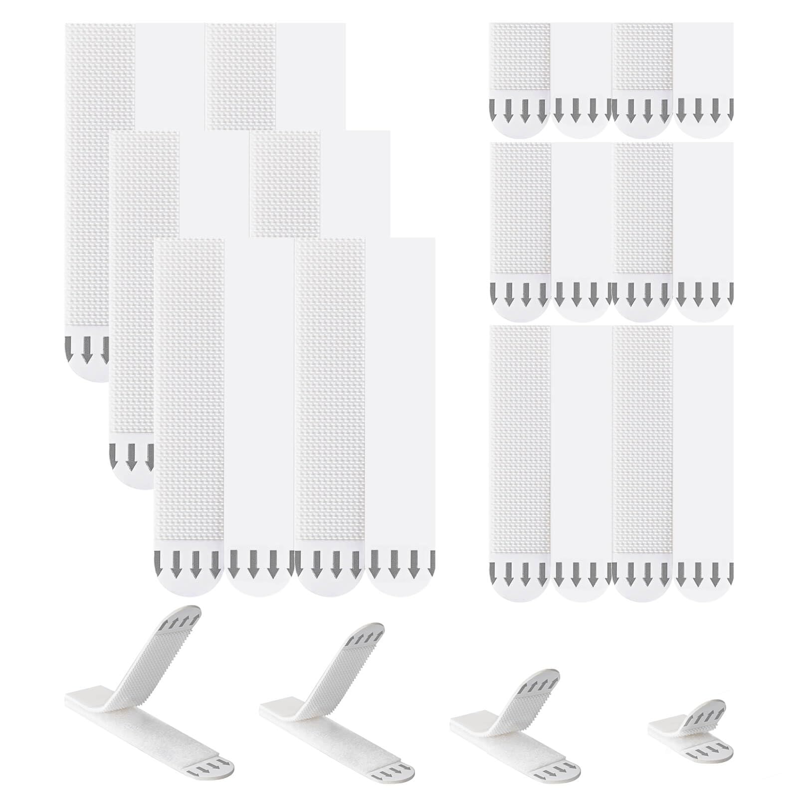 Colgadores adhesivos para cuadros sin clavos y tiras para póster en pack de 24 unidades para pared