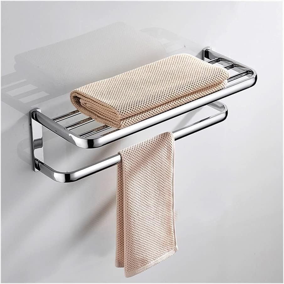 Porte-serviettes mural en laiton antique chrome anti-rouille pour douche