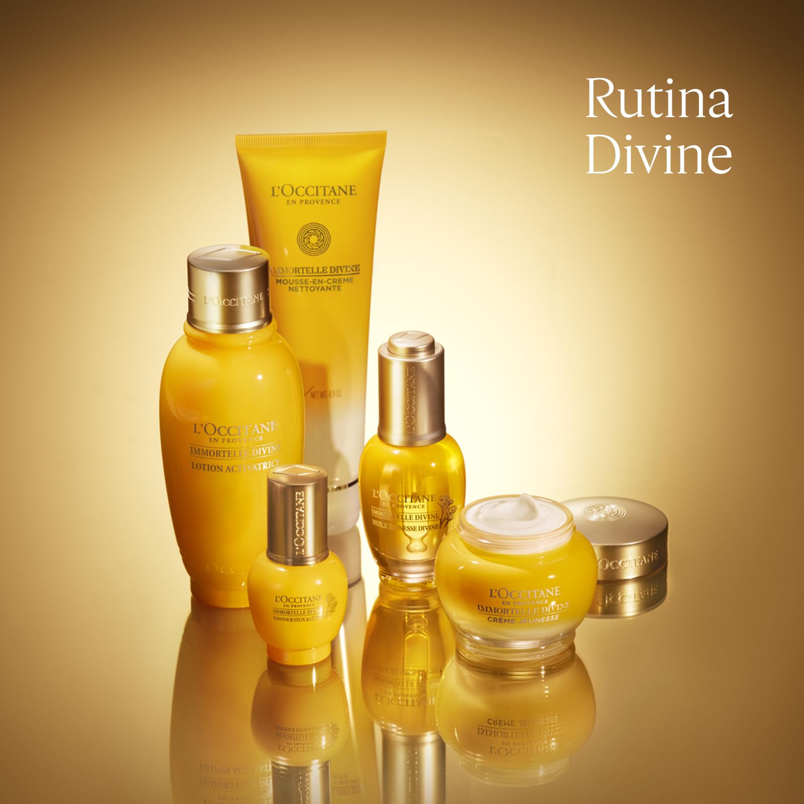 L'OCCITANE - Sérum firmeza Divina siempreviva - 30 ml - Fabricado en Francia | Todo tipo de piel - Actúa sobre las arrugas y aporta elasticidad, luminosidad y firmeza - Fabricado en Francia