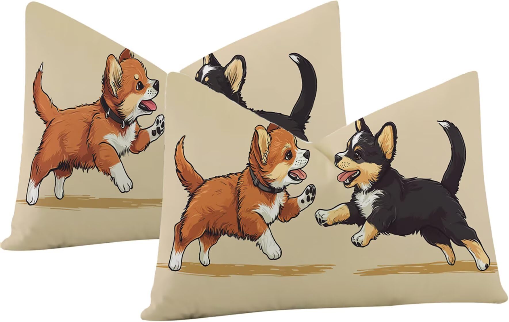 Housse de Coussin 40x80cm Velours Finition Invisible pour Rénover Votre Canapé
