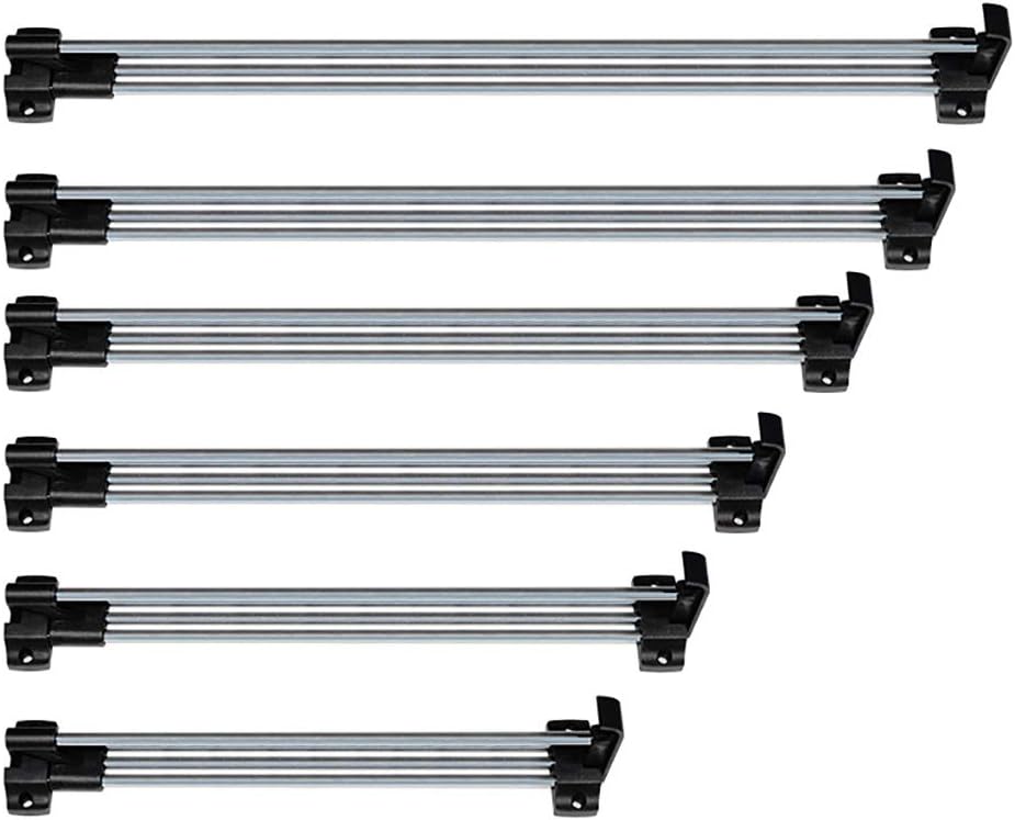 ワードローブ引き出し式洋服レールハンガープッシュプル格納式コートラッククローゼットロッド長さ10インチ12インチ18インチ20インチ