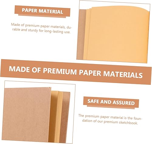 Miniatura 4 de VILLCASE Cuaderno de bocetos en blanco, cuaderno para colorear para niños, blocs de bocetos para niños, cuadernos de bocetos en blanco, cuadernos de