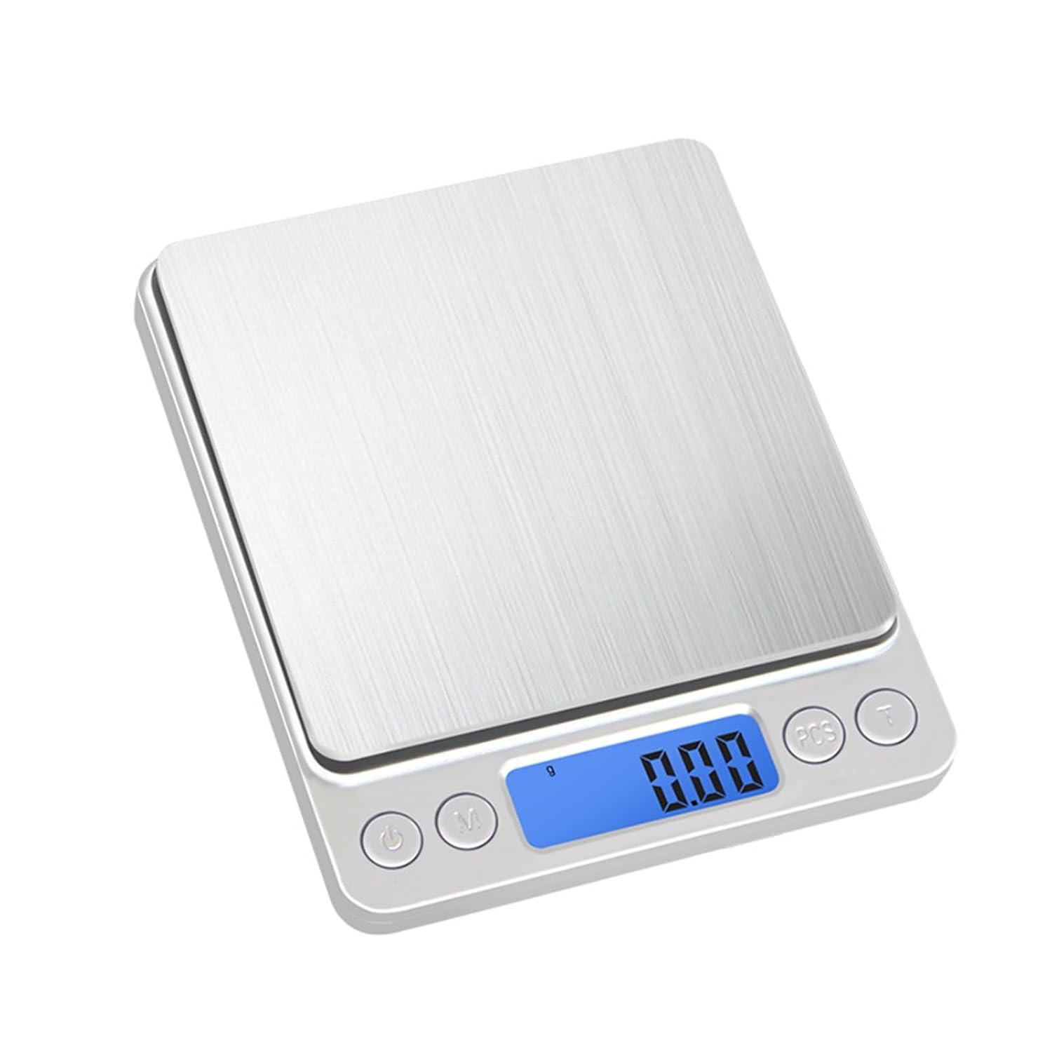 Kitchen Scale 2pcs Digital Kitchen Scale 3kg 0.1g with 2 Trays Home Pocket with LCD Display for Cooking Baking