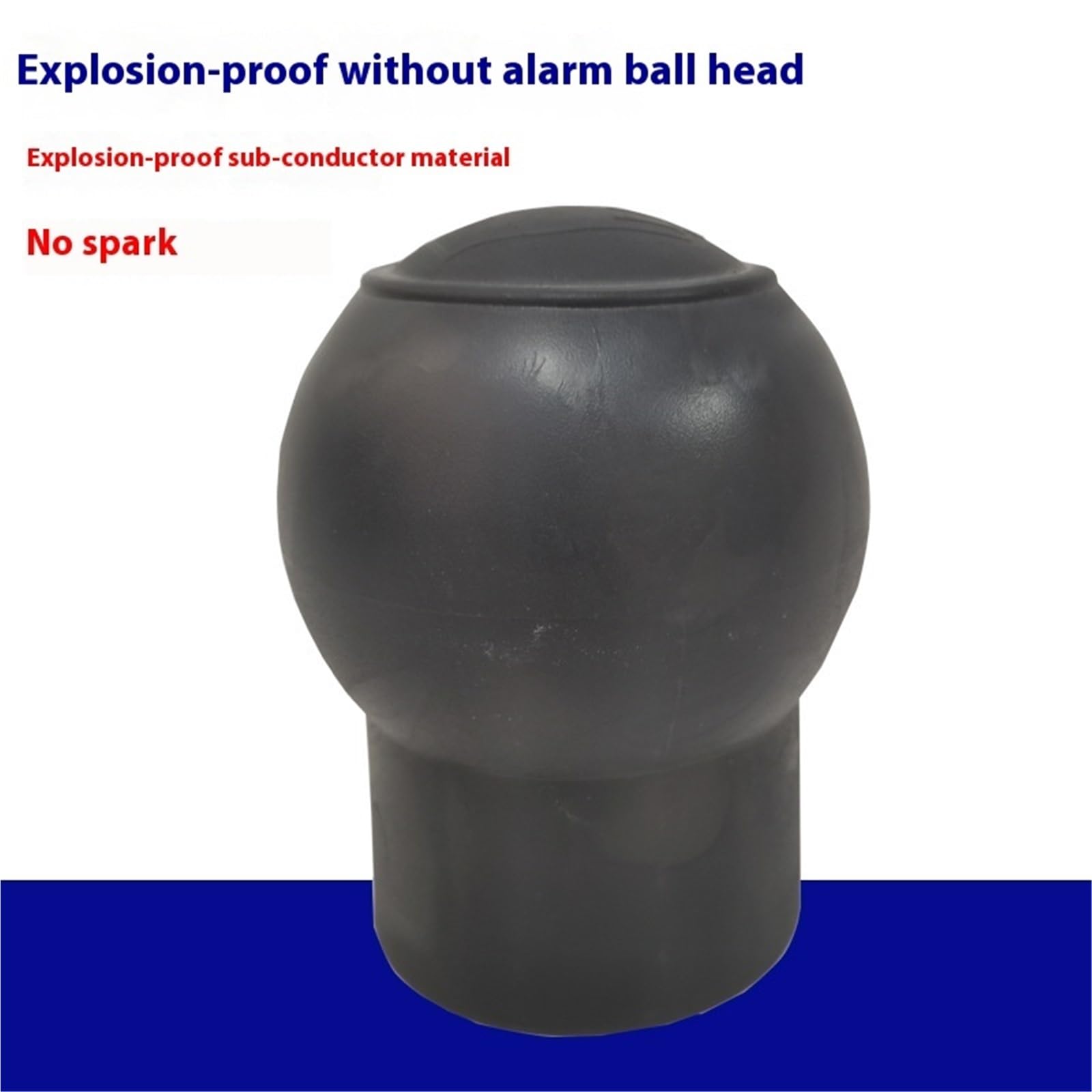 Vertikaler explosionsgeschützter statischer Entlader for den menschlichen Körper. Industrieller eigensicherer Touch-Ball-Entlader for
