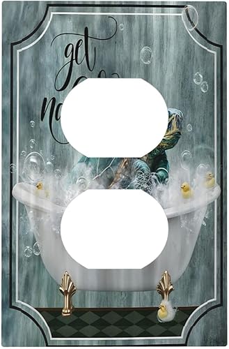 Miniatura 22 de Cubiertas de salida de textura abstracta moderna de mármol líquido Pintura abstracta púrpura Arte de pared Cubiertas de toma 1 banda Interruptor de