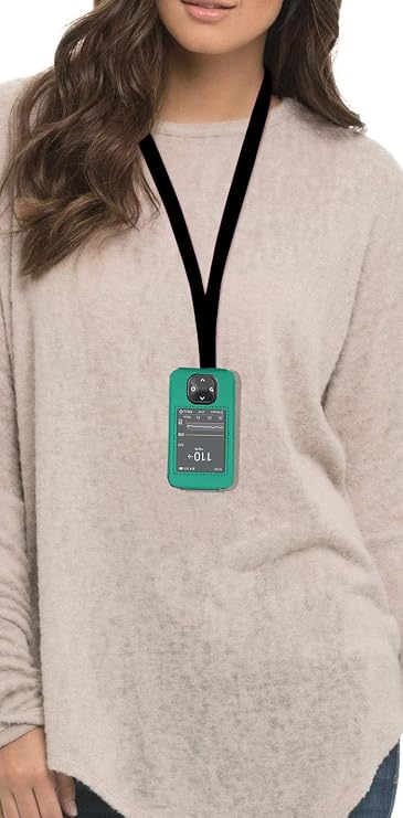 Fitted Leather Case W/Screen Protector (Lanyard Included) for Dexcom G7 / G6 Receiver (Green)