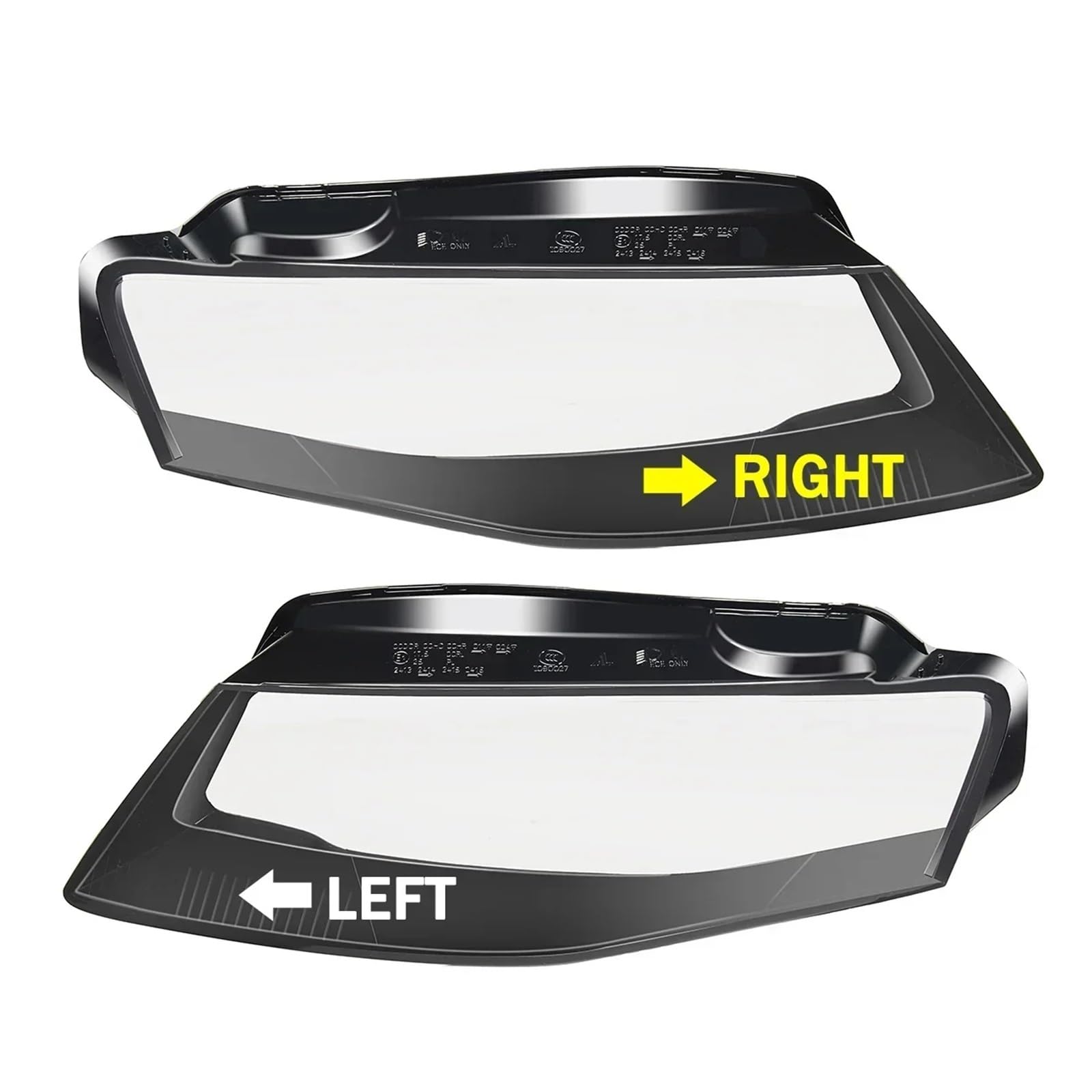 Coperchio Lente Faro Per A4 Per A4L Per B8 2009 2010 2011 2012 Copertura Faro Anteriore Guscio Faro Lente Paralume Trasparente Guscio Faro(Pair)
