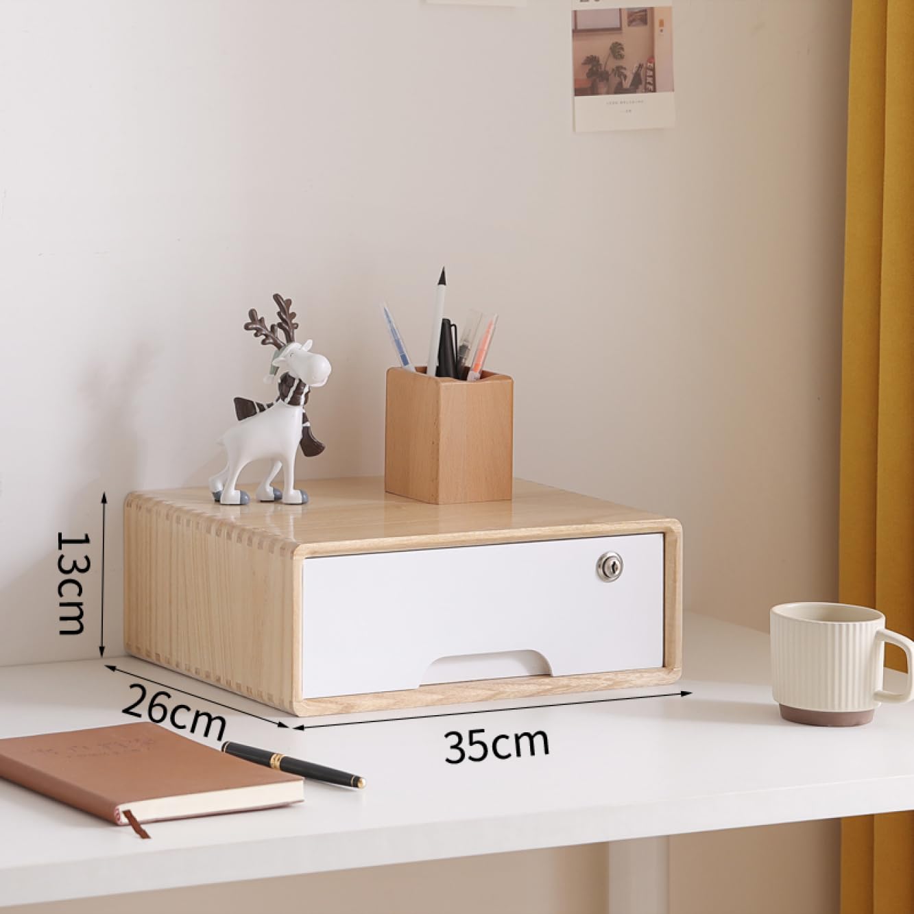 Amazon｜MJKQ9 ヴィンテージ調 多段チェスト 収納ボックス