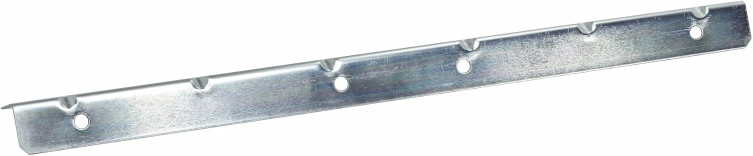 Rok Hardware 12" Heavy Duty Metal Corner Bracket Right Angle Structural Brace, 18 Gauge, Zinc Finish (25 Pack)