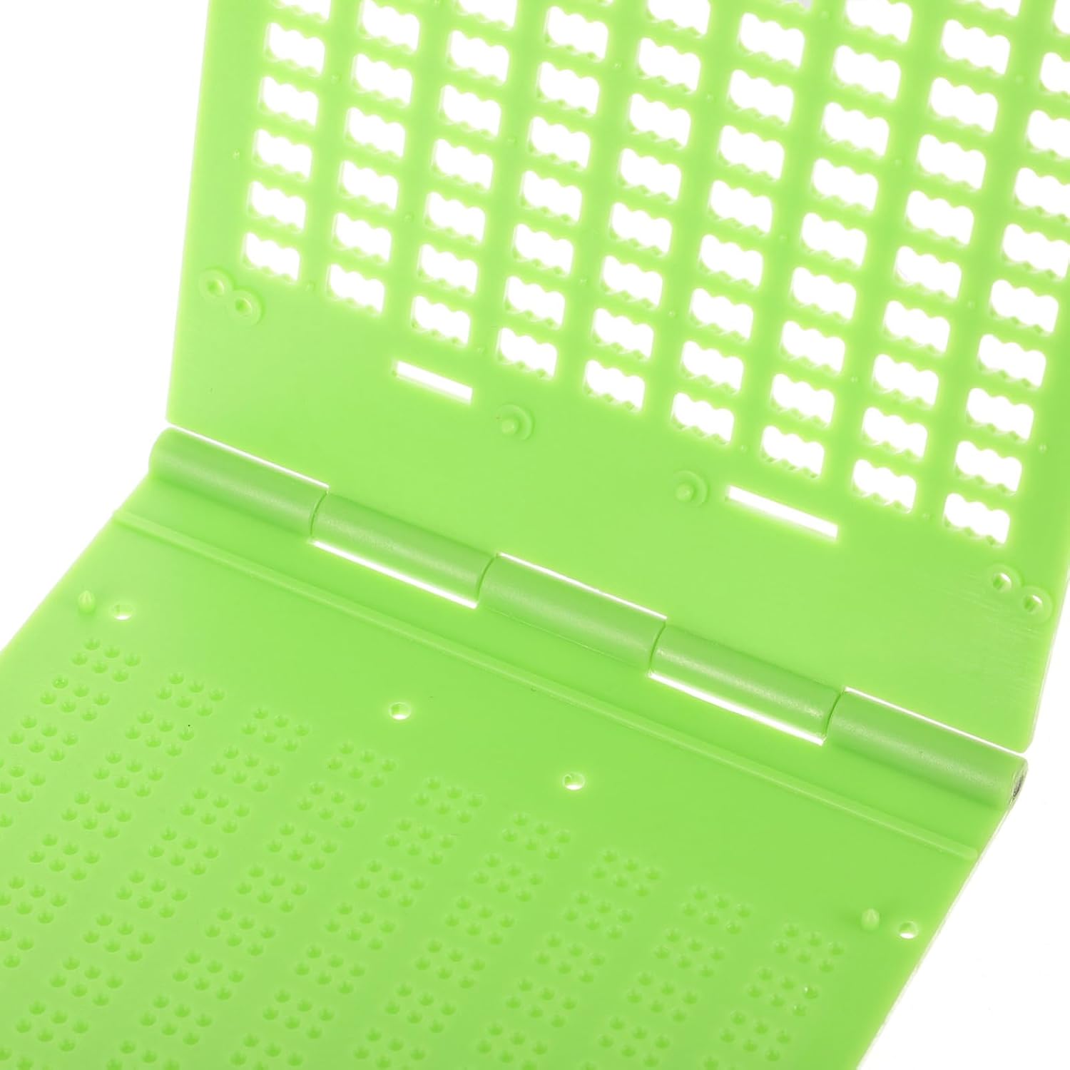 Outanaya 1set Braille Writing Plate for Blind Line Cell Braille Stylus Lightweight and Portable Learning Tool for Visually Impaired Easy to Use Plastic Material