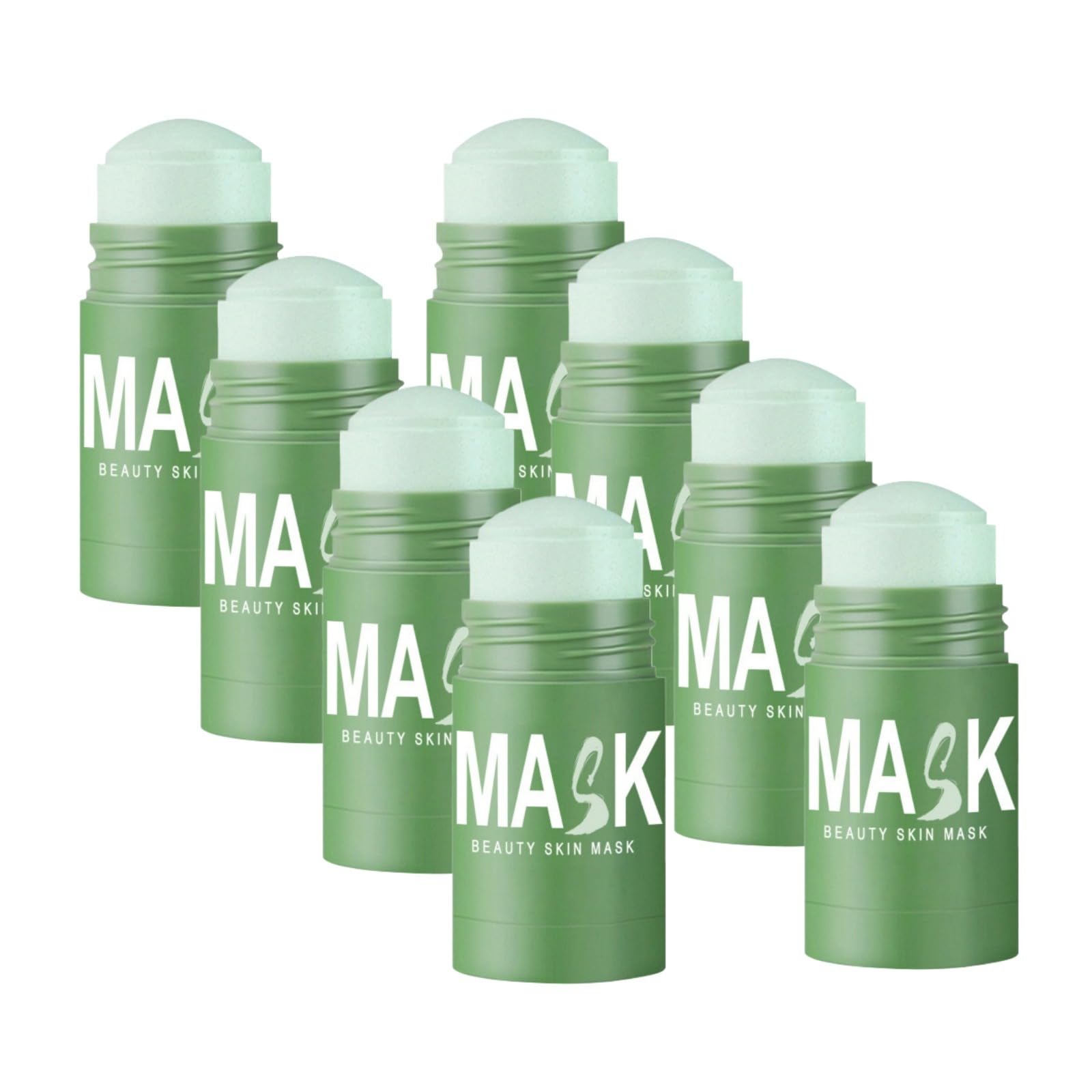 Maschera stick purificante al tè verde, verde del tè maschera,Maschera viso detergente profondo,Maschera stick per anti-punti neri,Controllo del sebo e idratazione,Cura purificante