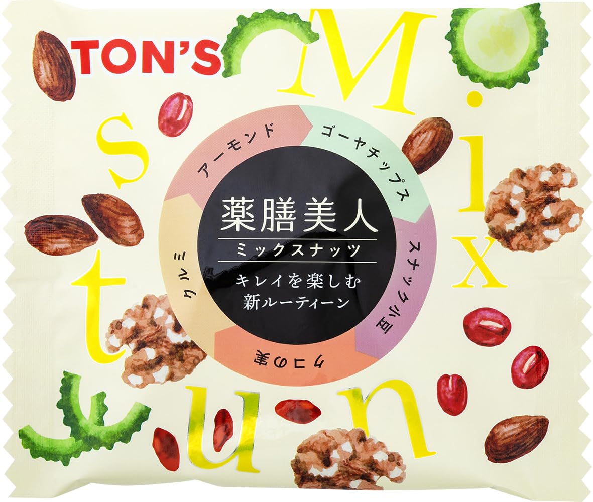 Amazon.co.jp: 東洋ナッツ食品 薬膳美人ミックスナッツ 5種 小分け