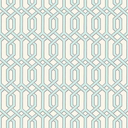 3D Blue Geometric Wallpaper for Beaux Arts by Marshalls