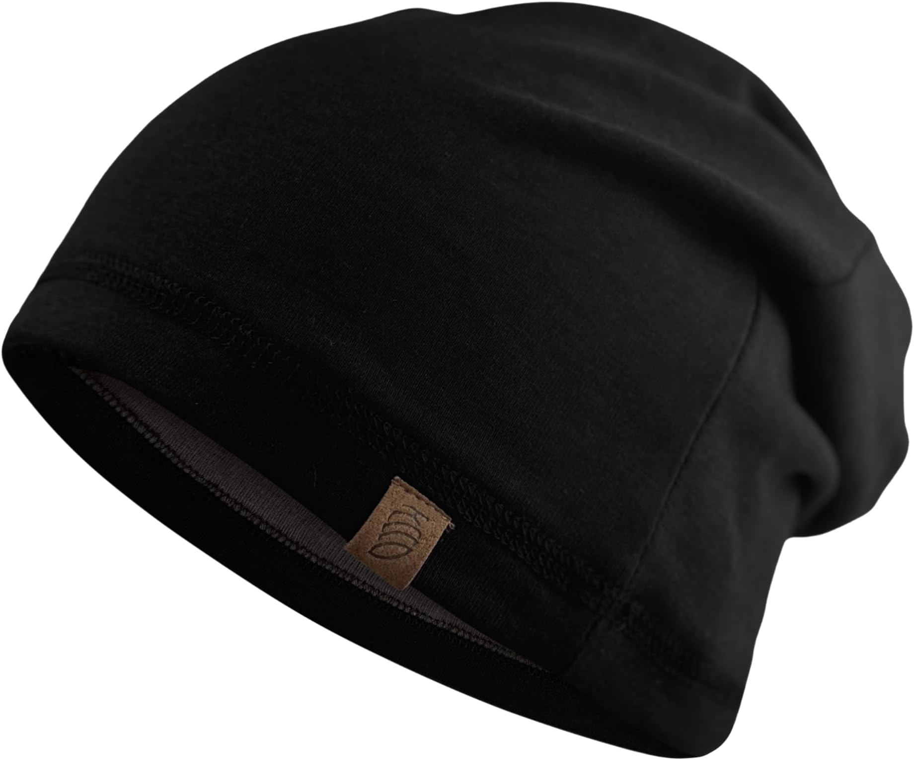 E-M-F Slouch Beanie- Organic Cotton & Bamboo Viscose Hat, with EcoShield™ Bamboo Lyocell Fara-Day Silver Liner - Ideal for Everyday 5 G, B T, Smart Meter & Wi Fi environments