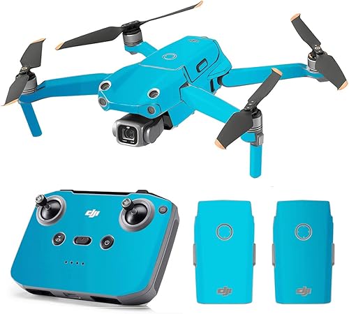 Vista 52 de SopiGuard Skin for DJI Mavic Air 2s - Juego completo de calcomanías de vinilo de precisión + controlador + 3 fundas de batería