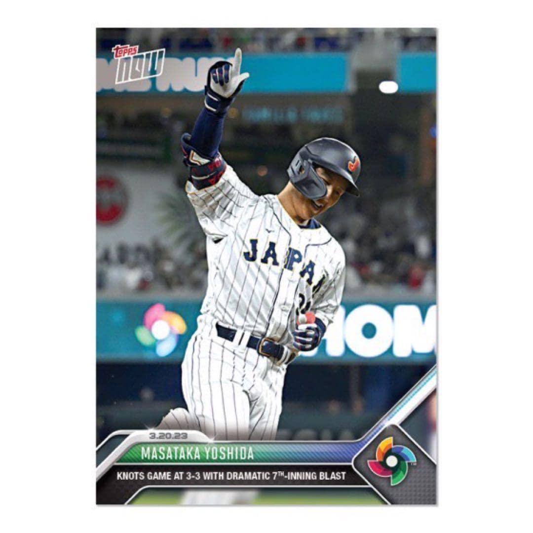 Amazon.co.jp: 吉田正尚 WBC Topps now メキシコ戦同点スリーラン