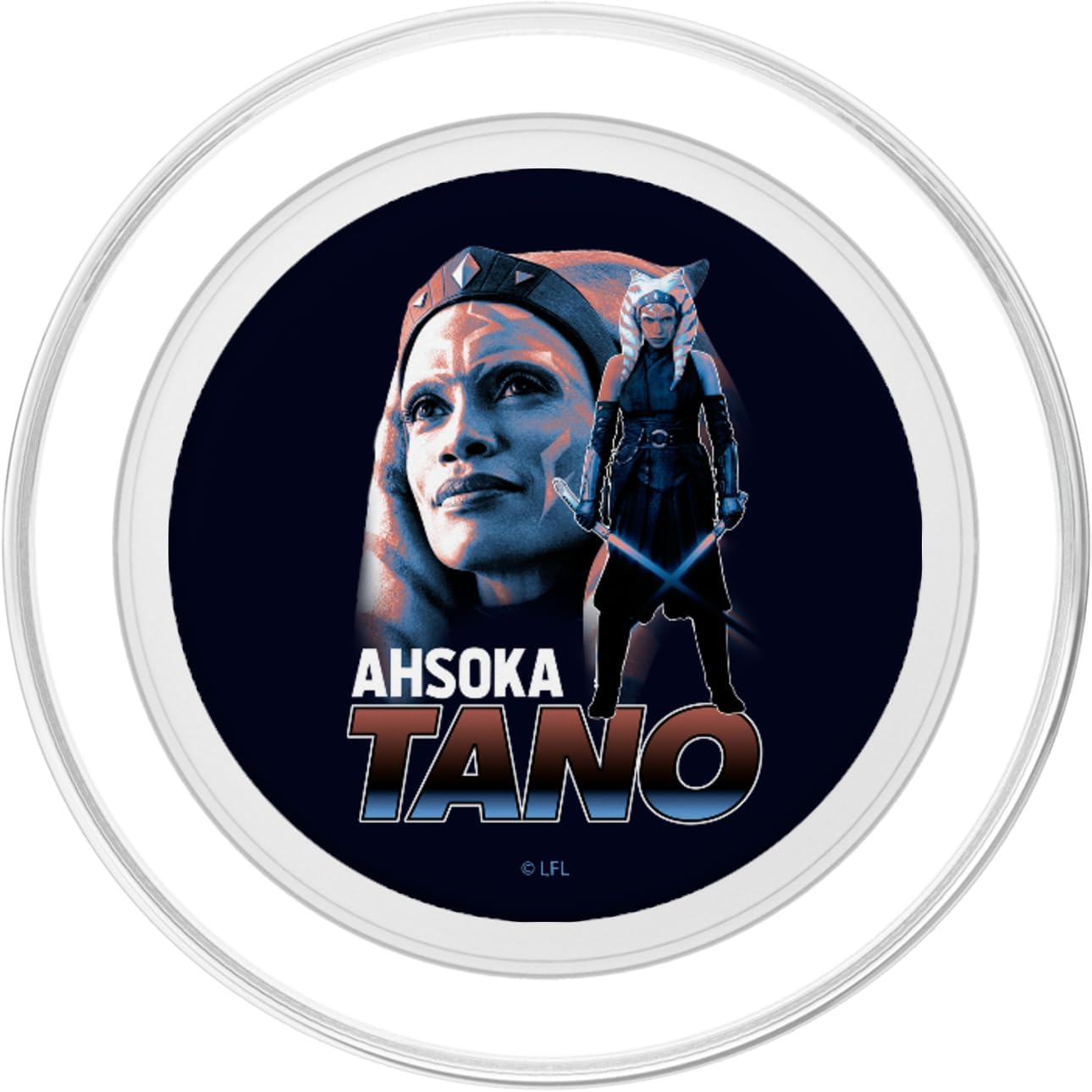 Star Wars: The Mandalorian Ahsoka Tano Collage R13 PopSockets MagSafe PopGrip for iPhone