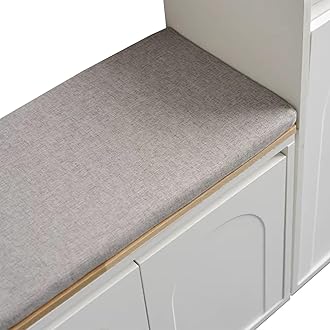 Bench Cushions for Indoor Furniture 40/48/60 x 14/15/17/11 inch Rectangular Non Slip Outdoor Bench Cushion pad for Deck Chair Swings Bench Cushion(Color 9,24x12x2in)