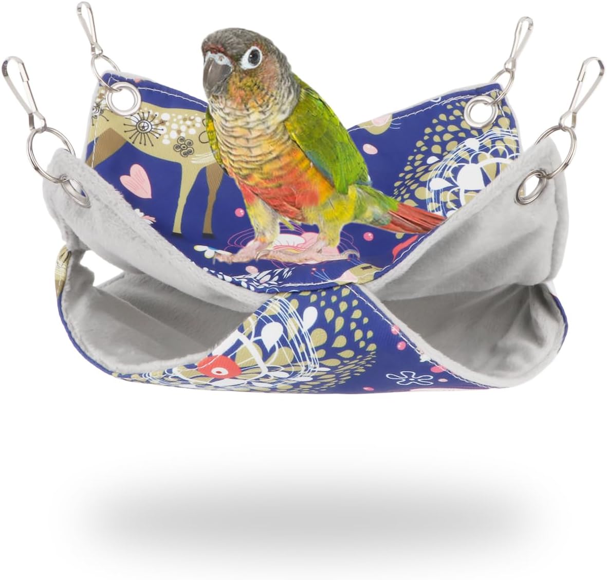 Bird Soft Nest Hanging Hammock Bed Toy for Parrot Parakeet