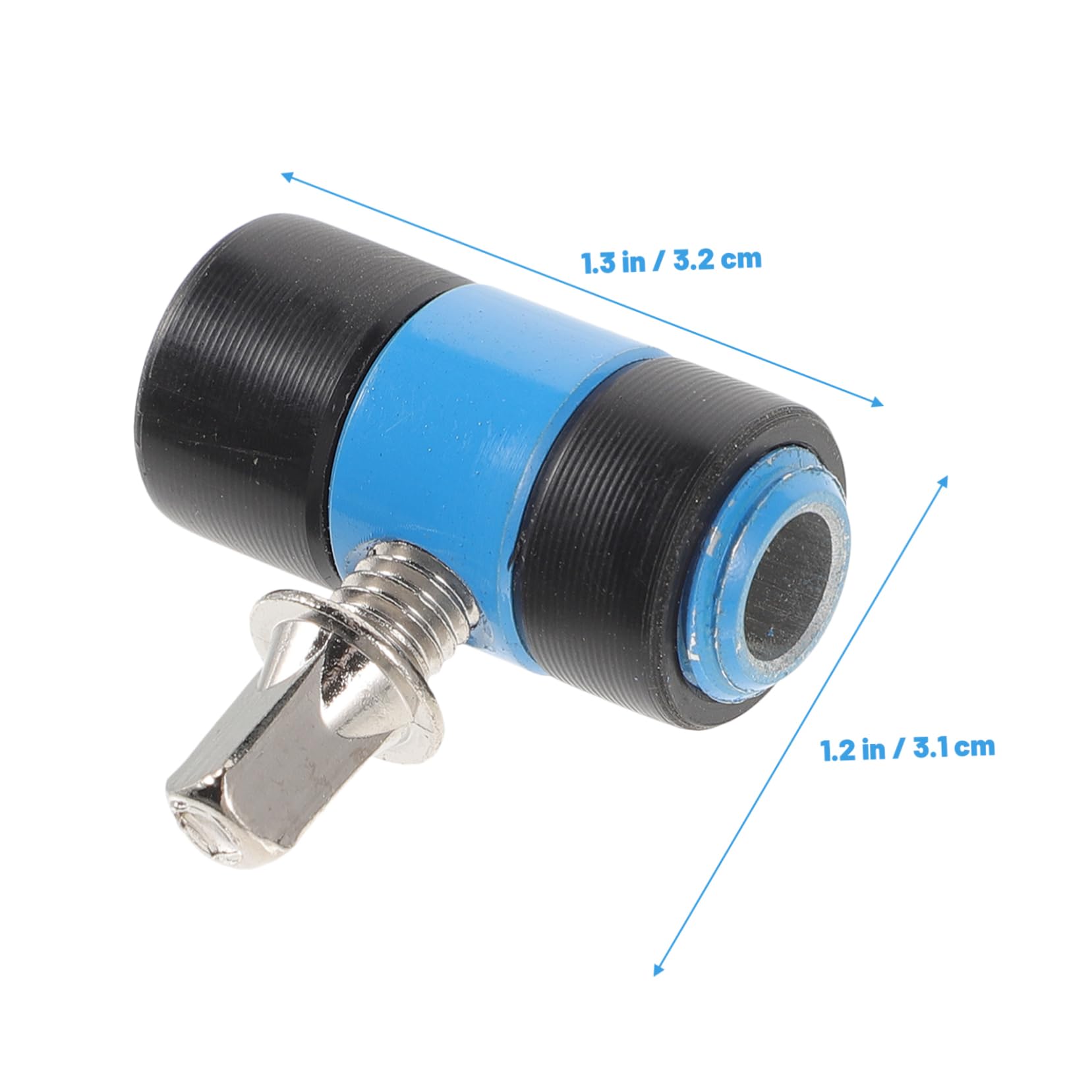 HEMOTON 4 Piezas Pise El Contrapeso De La Cabeza Del Martillo Accesorios Para Instrumentos De Percusión Pedal De Tambor Batidor De Instrumentos Cabeza De Batidor De Bombo Blue Metal