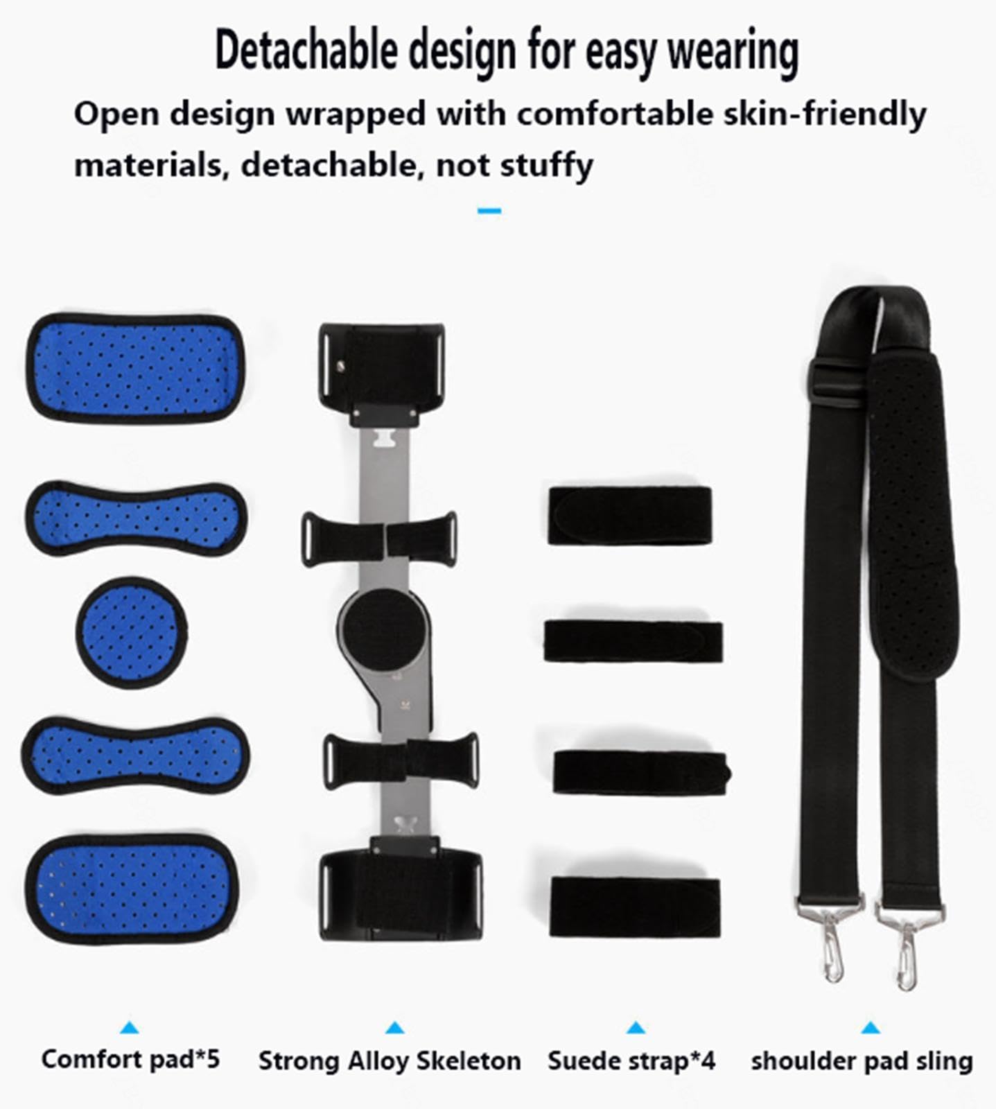 Codera con Bisagras ROM Unisex, Inmovilizador de Férula de Codo Ajustable para Tendinitis, Codo de Tenista y Golfista, Artritis, Bursitis, Recuperación de Lesiones en El Brazo,Left