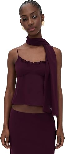 o.p.t Women's Hasley Top, Rum Raisin, M