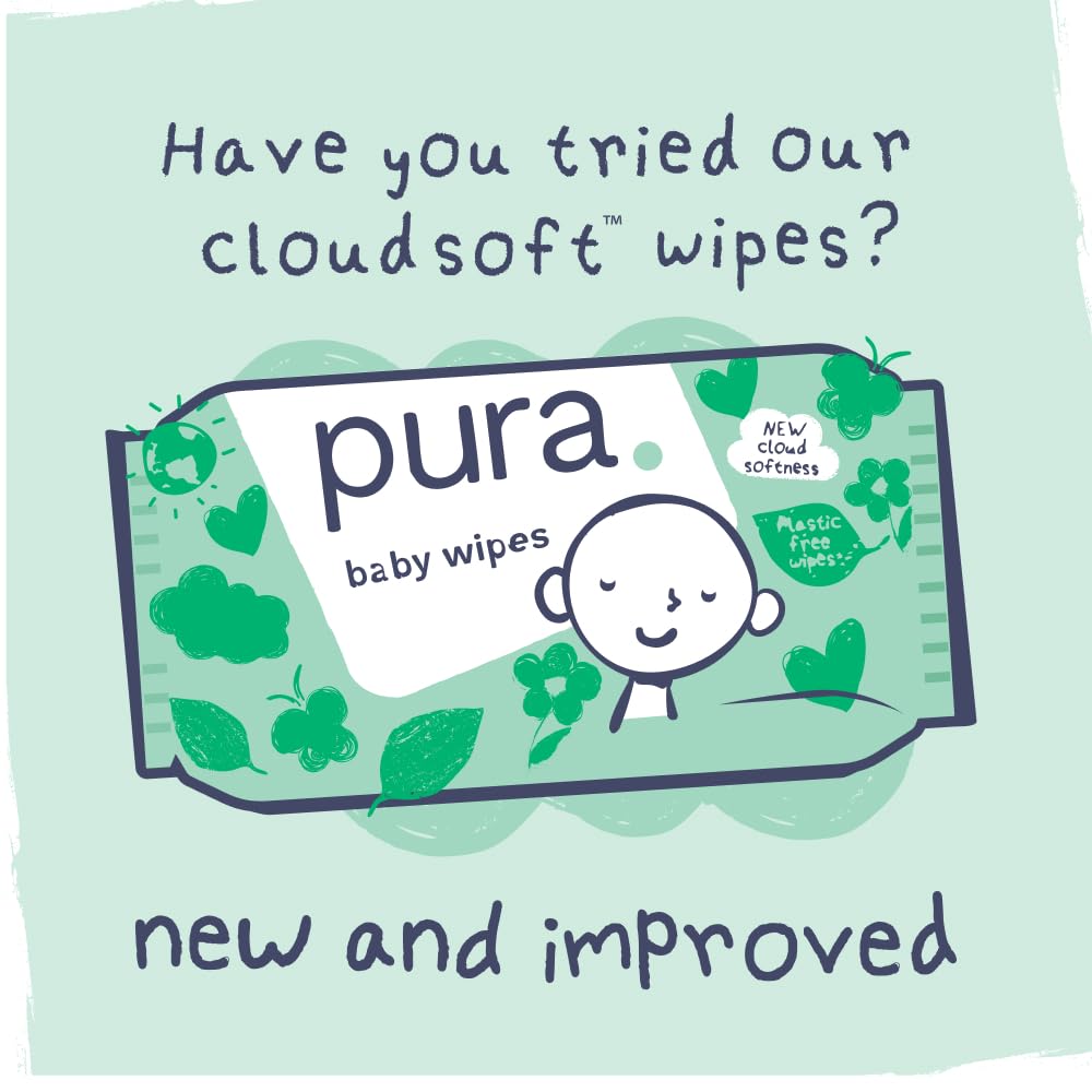 Pura Pañales para Bebé Talla 6, 120 Unidades, 13kg+, Ultra Suaves, Hipoalergénicos y para piel sensible, sin sustancias tóxicas, Tecnología Blowout Blocker™, hasta 12 horas de protección contra fugas*