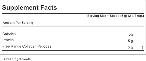 Miniatura 2 de ANDREW LESSMAN Polvo de péptidos de colágeno de rango libre, 60 porciones, soporta una piel suave y suave, articulaciones cómodas. Puro. Súper
