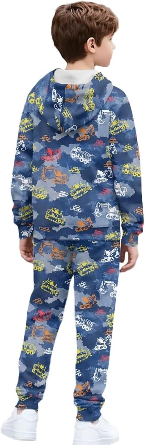 Hoodie Sweastshirt and Pants Set for Boys 6-15Y Sweatshirts and Sweatpants