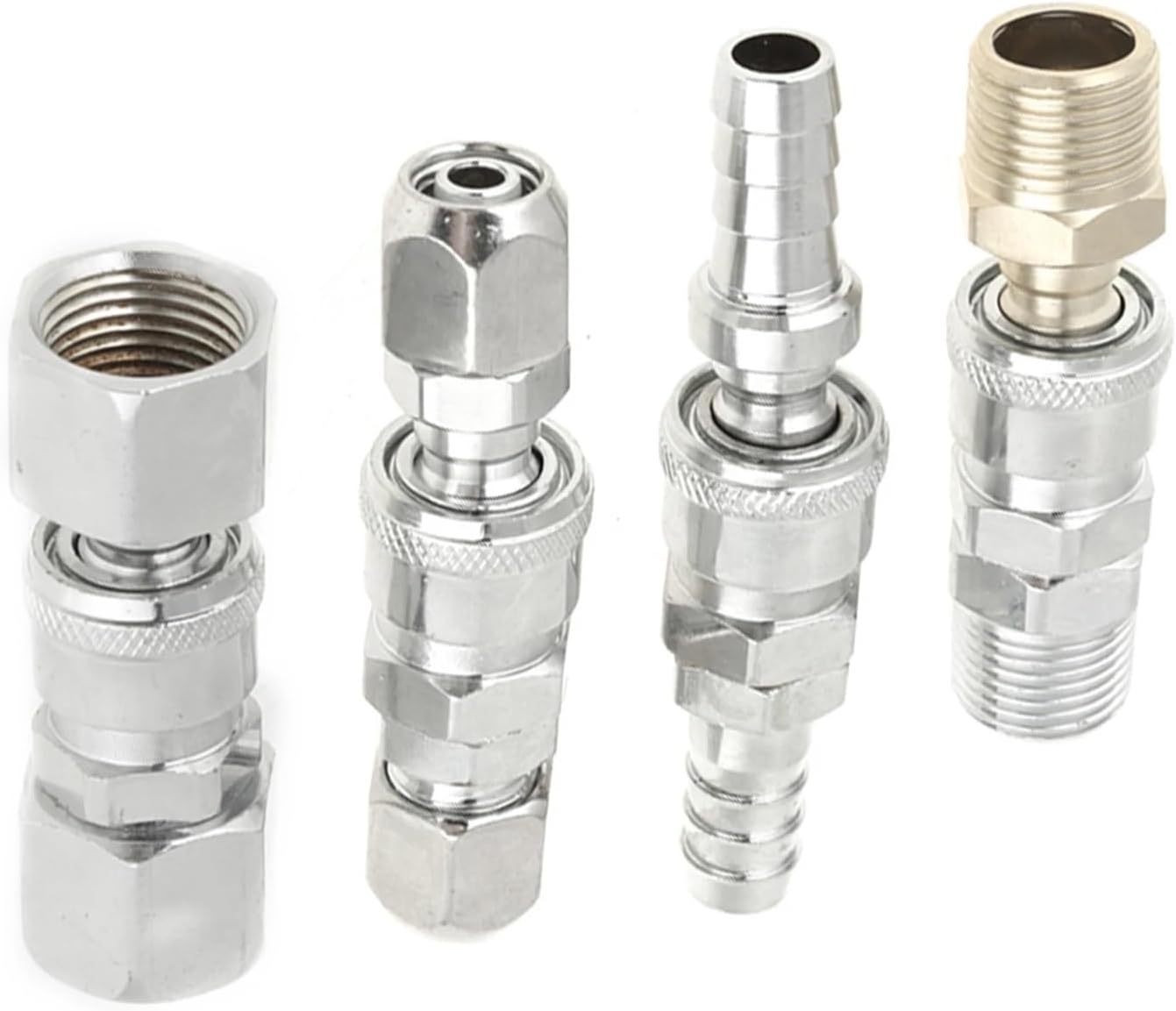 1/2" Pneumatic Air Compressor Hose Quick Coupler Socket Connector Set Compressor Hose Connector Air Hose Fitting