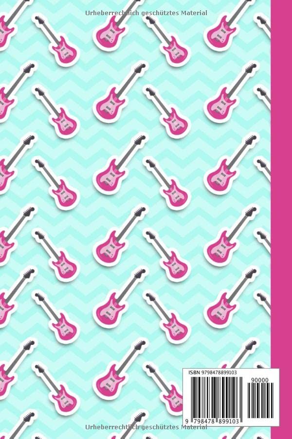 Cahier de notes A5 rock à carreaux pour fille
