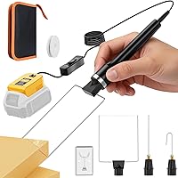 Ecarke 3-in-1 Hot Wire Foam Cutter for DeWalt 20V Battery - 750°F Styrofoam Cutter Kit with USB Charging Ports, Tool Only